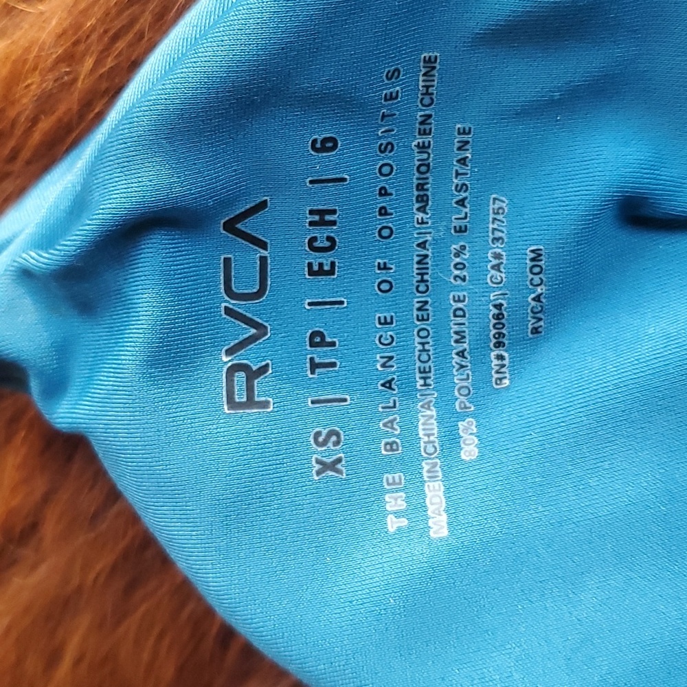 Rvca Solid Crossback Bikini Top - image 2
